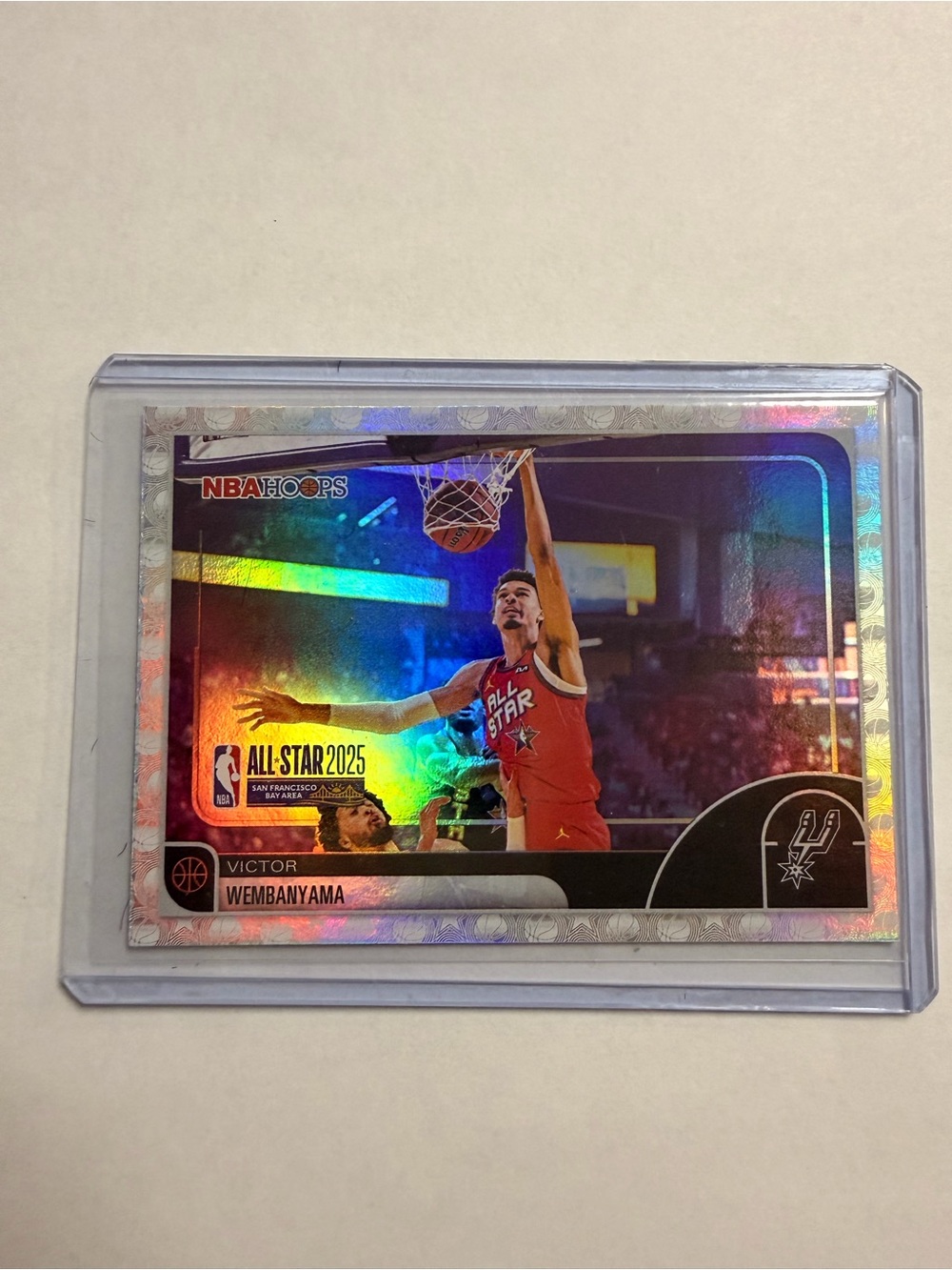 🔥Victor Wembanyama 2025 NBA Hoops All-Star Holo Card